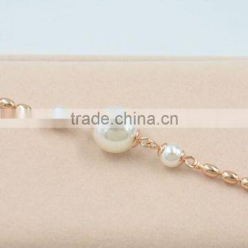 Zm33717a Korean Style Women Elegant New Patterns Pearl Chian Bracelet photo-2