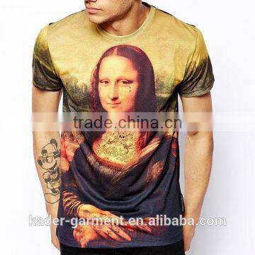 Sublimation printed cotton T shirt