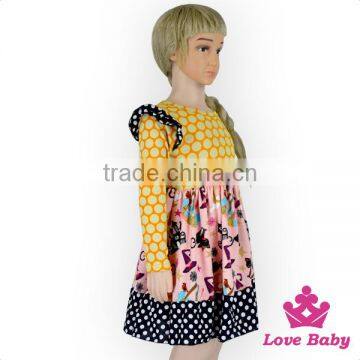 Flutter Sleeve Pearl Dress Baby Frock Design Pictures Halloween Baby Dress photo-5