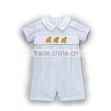 Light Blue Turtle Bubble Romper