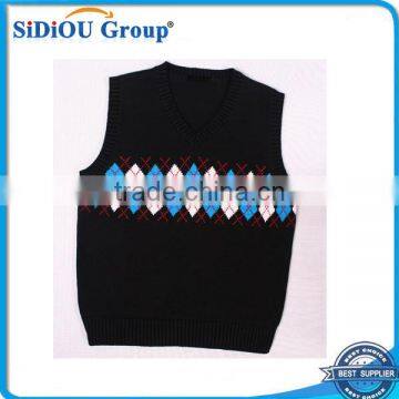 Diamond Pattern Sweater Knitting For Men