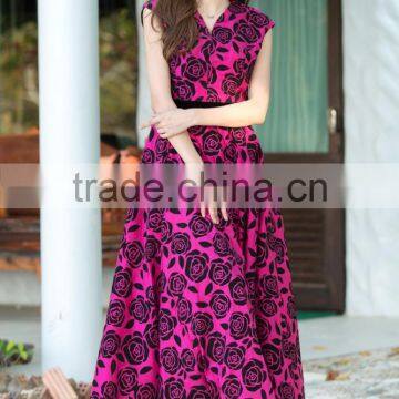 Z&M Floral Beach Dress Summer Beach Dress Beach Party Wear Dress photo-6