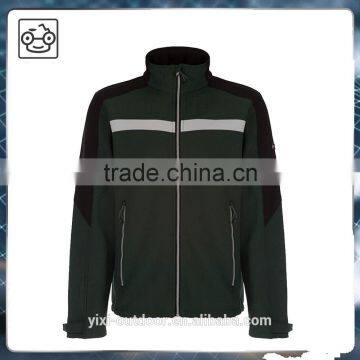 Winter OEM Mens Full-zipper Softshell Jacket With Hood photo-3