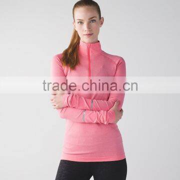 Dong Guan Sweatshirt Manufacturer Custom Half Zip Sweatshirt for Women photo-6