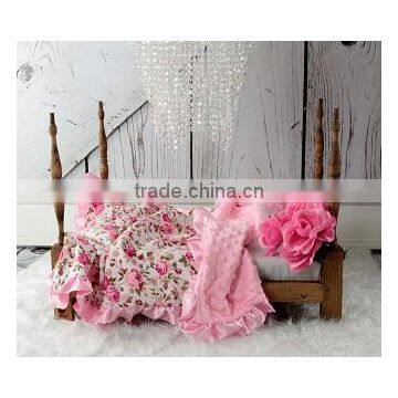 wholesale Baby Minky Blanket knitting Baby Minky Blanket baby cotton blanket minky dot baby blankets Baby Muslin Blanket swaddle