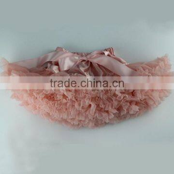 Super Fluffy White With Red Blue Nylon With Satin 2 Layers Factory Direct Kids Parth Birthday Pettiskirt Tutu photo-2