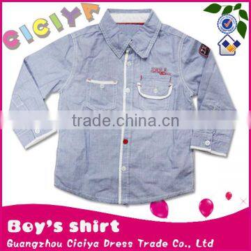 New arrival 2014 striped new model shirts long sleeve latest shirt designs for boys shirts