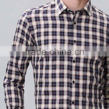Youth Fashion Men's Shirts Delicate Plaid Design Transparent Men Shirt photo-3