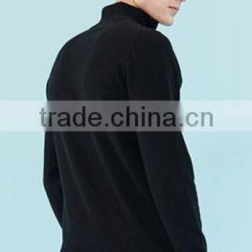 Mans High Quality Zipper Colloar Knitted Pattern Pullover Sweater With Wholesale Price photo-4