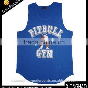 New style polyester Gym wholesale running singlet made in Zhejiang