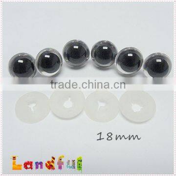 Clear Colored DIY Craft Doll Eyes Plastic Eyes for Plush Bear photo-2