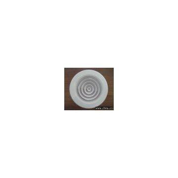 round plastic ceiling diffuser, grille, register