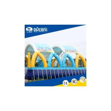 Hot PVC Steel Frame Pool With Tent