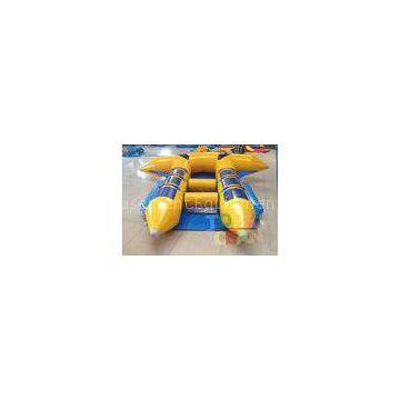 Yellow Waterproof Inflatable Water Toys Towable Flyfish For  6 Persons