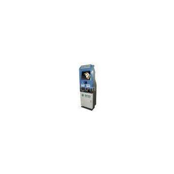 Touchscreen Payment Kiosk For Bank Management System With Bank Passbook And List Print