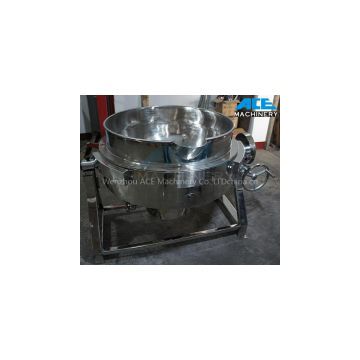 Stainless Steel Steam Heating Jacketed Kettle Machine