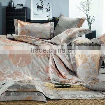 100% silk jacquard home bedding set