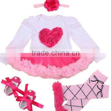 2017 Hot Sell Baby Birthday Party Romper Suit , Cute Cartoon Printing Suit,romper+knee-pad+headband+one Pair of Shoes photo-4