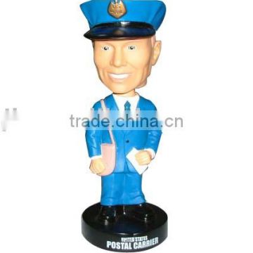 PVC bobble head figurine