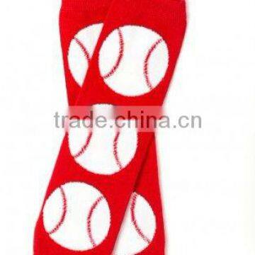 2014 baby leg warmers red pingpang pattern