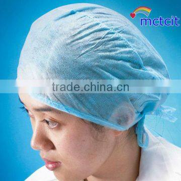 Disposable pp non-woven/SMS surgical cap, hygiene doctor cap