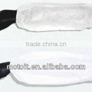Disposable white color oil proof PP non-woven sleeve cover/oversleeve in kitchen