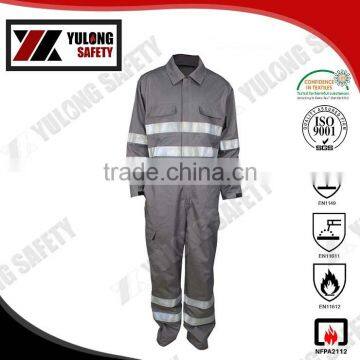 2017 100% cotton EN11612 EN1149 Certificate Flame Retardant And Antistatic Workwear