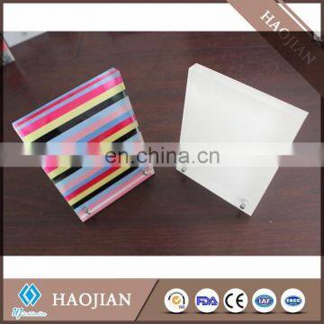 hot sell square acrylic photo frame, blank acrylic board for sublimation printing