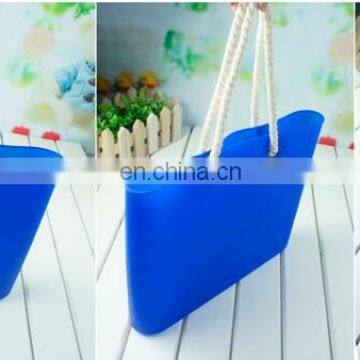 2017colorful Silicone Bag Hot Sale Silicone Beach Bag for Ladies