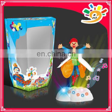 Funny Clown Dolls Flying Clown Toys With Light And Music For Sale