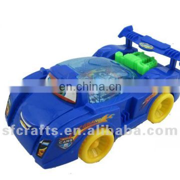 Cute plastic pull line car toy for children