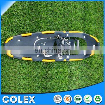 Snowshoes with Carbon steel pivot, Made of PVC Decking and Ultra strong Aluminum 6000 frame