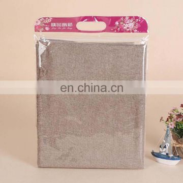 Wholesale customized transparent waterproof clear plastic pvc towel/cloth packaging bag Guangzhou factory