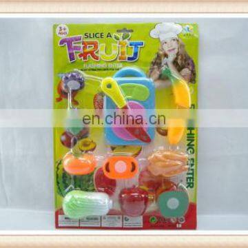 kids plastic funny cutting toy kitchen play set