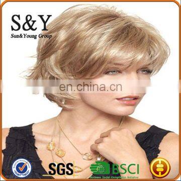 New Europe Style Sythetic Wig Human Hair Shorts Wig