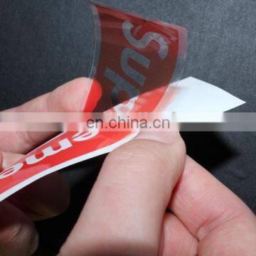 Promotion Adhensive High Quality Printing Clear PVC Sticker Transparent Sticker photo-2