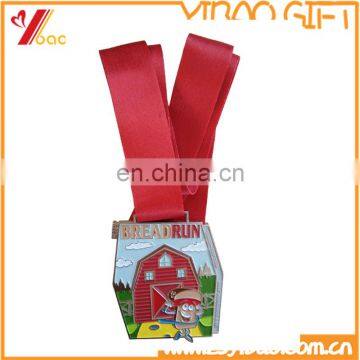 fashionable wholesale custom metal medal with lanyard