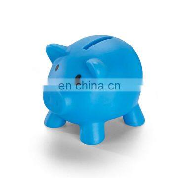 Piggy Shaped Plastic Pvc Coin Bank and Money Box Coin Can With Bottom Lid photo-6