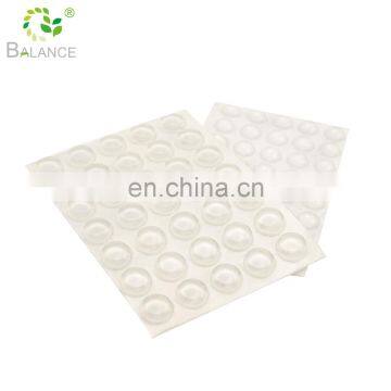 Glass protector pads silicone adhesive dots with sticky silicone table mat