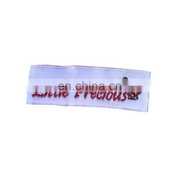 wholesale woven label weave customized shirt jackets tags brand woven labels OEM clothing garment labels bulk buy