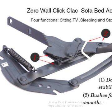 Zero Wall Double Stops Clic Clac Mechanism KK034#