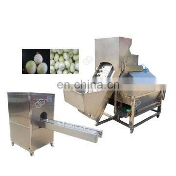 Auto Electric Onion Garlic Peeling Onion Peeler And Cutter Machine photo-3