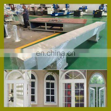 Air heating type PVC arc window bending machine for PVC door window production line