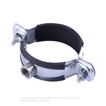 Wholesale Thicken Rubber Cushioned Self-tapping Screw pipe Clamp