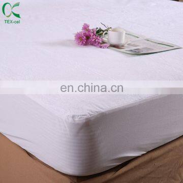 70%Bamboo And 30% Polyester Bamboo Terry Fabric Waterproof Mattress Protector Fitted Sheet