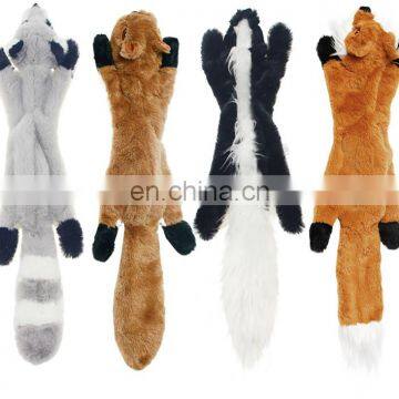 Durable Stuffingless Plush Squeaky Dog Chew Toy Set Dog Toys With Squeakers photo-2