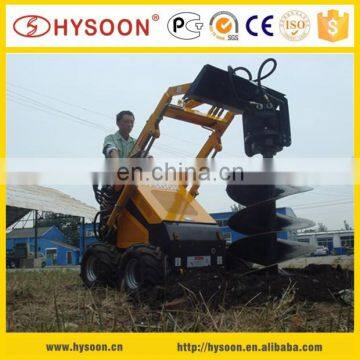 Hysoon HY380 Mini Skid Steer Loader With Auger Earth Drilling Like Toro Dingo photo-5
