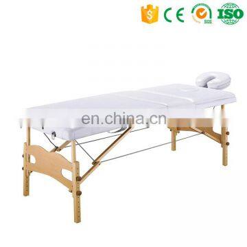 High quality MY-S032B portable massage wooden folding beauty table massage bed