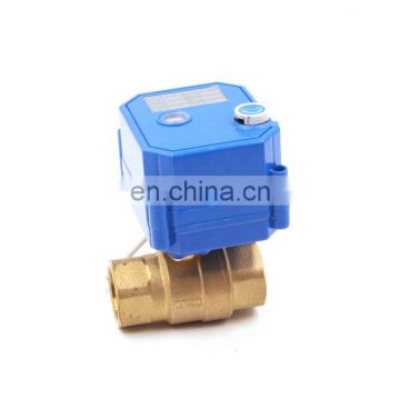 auto shut off valve electric valve brass ss304 mini electric actuator water control motorized valve 3v 5v 6v 12v 24v 110v 220v