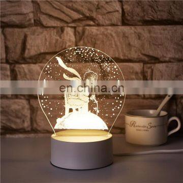 3D LED Night Light Optical Illusion Desk Table Lamp photo-5